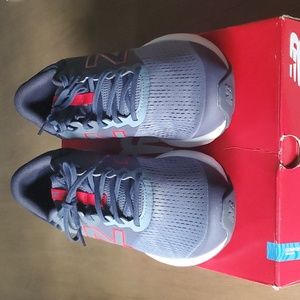 New Balance Running Shoes in original box Navy blue, red, white